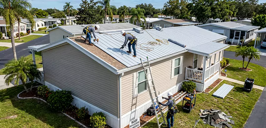 Mobile Home Metal Roof Replacement in Harrison