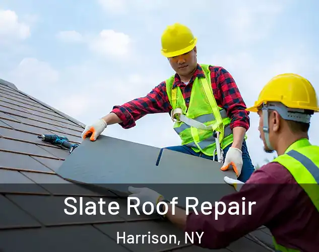  Slate Roof Repair Harrison, NY
